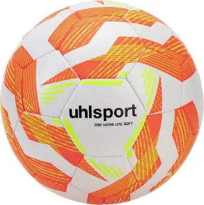Футбольний м'яч полегшений Uhlsport ULTRA LITE SOFT 290 біло-оранжево-жовтий Розмір 4 1001773 01