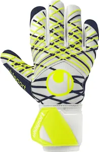 Воротарські рукавички дитячі Uhlsport ABSOLUTGRIP HN PRO JR біло-лимонно-темно-сині 1011366 01