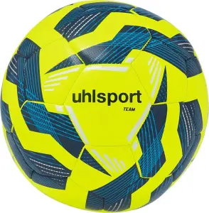 Футбольний м'яч Uhlsport TEAM лимонно-синій Розмір 4 1001775 04