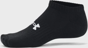 Шкарпетки Under Armour CORE NO SHOW 3PK біло-сіро-чорні (3 пари) 1363241-003