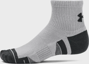 Шкарпетки Under Armour PERFORMANCE TECH 3PK QTR біло-сіро-чорні (3 пари) 1379510-011