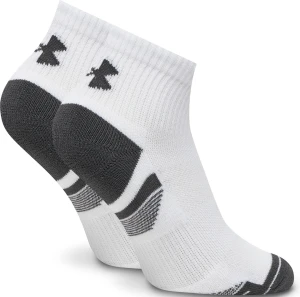 Шкарпетки Under Armour PERFORMANCE TECH 3PK QTR біло-сіро-чорні (3 пари) 1379510-011