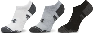 Шкарпетки Under Armour PERFORMANCE TECH 3PK NS чорно-сіро-білі (3 пари) 1379503-011