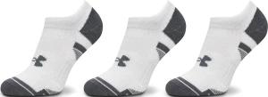 Носки Under Armour PERFORMANCE TECH 3PK NS бело-темно-серые (3 пары) 1379503-100