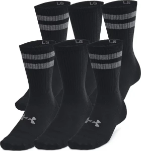 Шкарпетки Under Armour ESSENTIAL 6PK CREW чорні (6 пар) 1387058-001