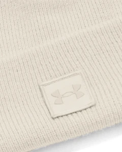 Шапка Under Armour HALFTIME SHALLOW CUFF бежева 1379990-110