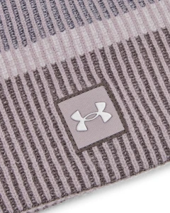 Шапка Under Armour LAUNCH REFLECTIVE BEANIE коричнево-бежева 1386648-015