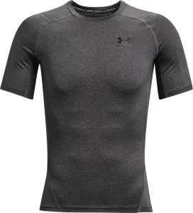 Футболка компрессионная Under Armour HEATGEAR SHORT SLEEVE серая 1361518-090