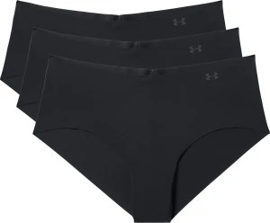 Труси жіночі Under Armour PURE STRETCH HIPSTER 3-PACK чорні (3 пари) 1325616-001