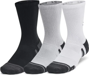 Шкарпетки Under Armour PERFORMANCE TECH 6-PACK CREW SOCKS білі, сірі, чорні (6 пар) 1386242-011