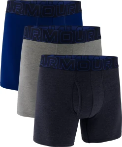 Труси (боксерки) Under Armour PERFORMANCE COTTON 6IN 3-PACK BOXERJOCK сині, темно-сині, сірі (3 пари) 1383889-410