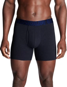 Труси (боксерки) Under Armour PERFORMANCE COTTON 6IN 3-PACK BOXERJOCK сині, темно-сині, сірі (3 пари) 1383889-410