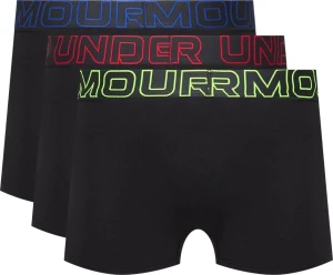 Труси (боксерки) Under Armour PERFORMANCE COTTON 3IN 3-PACK BOXERJOCK чорні (3 штуки) 1383891-004