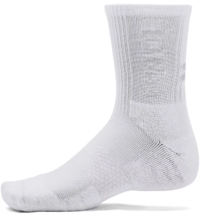 Шкарпетки Under Armour 3-MAKER 3-PACK MID-CREW білі (3 пари) 1373084-100