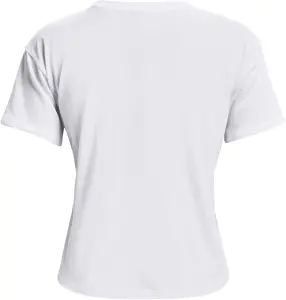 Футболка женская Under Armour CHROMA GRAPHIC бело-оранжевая 1366006-100