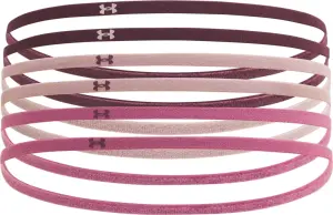Пов'язки на голову Under Armour MINI ELASTIC 6-PACK HEADBANDS світло-рожеві, рожеві, бордові (6 штук) 1389932-602