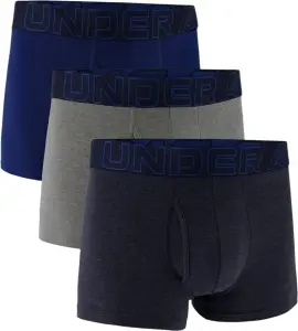 Труси (боксерки) Under Armour PERFORMANCE COTTON 3IN 3-PACK BOXERJOCK сірі, сині, темно-сині (3 штуки) 1383891-410