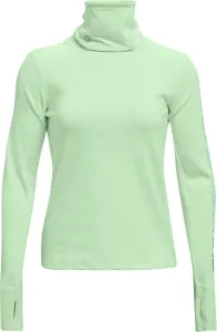 Світшот для бігу жіночий Under Armour EMPOWERED FUNNEL NECK салатовий 1365636-335