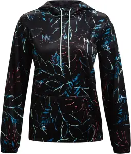 Худі жіноче Under Armour ARMOUR FLEECE PRINTED чорно-синьо-червоно-біле 1367705-001