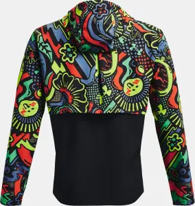 Вітровка Under Armour KEEP RUN WEIRD чорно-помаранчево-жовто-синя 1365667-001