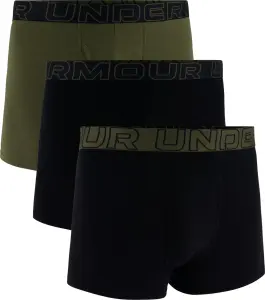 Труси (боксерки) Under Armour PERFORMANCE COTTON 3IN 3-PACK BOXERJOCK чорні, оливкові (3 штуки) 1383891-005