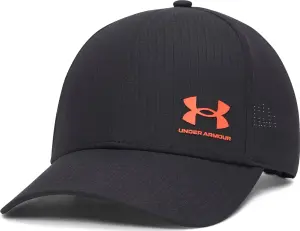 Кепка Under Armour MEN'S ISO-CHILL ARMOURVENT ADJUSTABLE CAP чорно-помаранчева 1383440-003