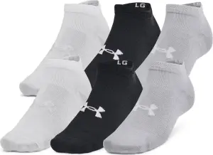 Шкарпетки Under Armour ESSENTIAL UNISEX 6-PACK LOW CUT SOCKS білі, сірі, чорні (6 пар) 1386239-002