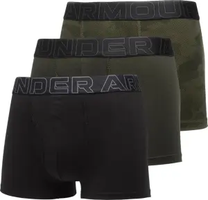 Труси (боксерки) Under Armour PERFORMANCE COTTON 3IN 3-PACK PRINTED BOXERJOCK чорні, оливкові, хакі (3 штуки) 1383892-392