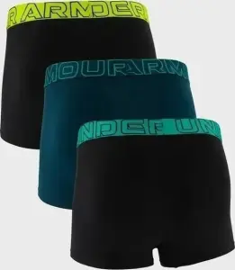 Труси (боксерки) Under Armour PERFORMANCE COTTON 3IN 3-PACK BOXERJOCK чорні, темно-бірюзові (3 штуки) 1383891-007