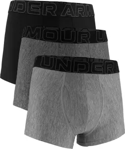 Труси (боксерки) Under Armour PERFORMANCE TECH 3IN 3-PACK BOXERJOCK сірі, чорні (3 штуки) 1383882-035