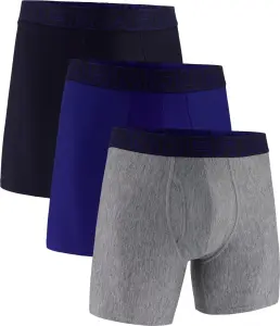 Труси (боксерки) Under Armour PERFORMANCE TECH 6IN 3-PACK BOXERJOCK сірі, темно-сині, чорні (3 штуки) 1383878-400