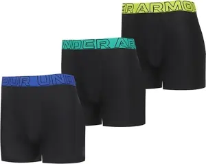 Труси (боксерки) Under Armour PERFORMANCE TECH 6IN 3-PACK BOXERJOCK чорні (3 штуки) 1383878-007