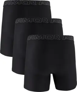 Труси (боксерки) Under Armour PERFORMANCE TECH MESH 6IN 3-PACK BOXERJOCK чорні (3 штуки) 1383884-001