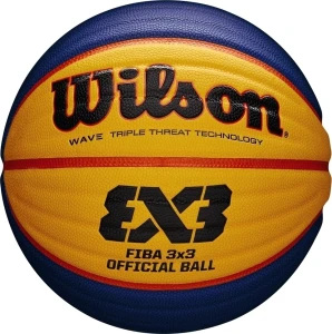 Баскетбольний м'яч Wilson FIBA 3X3 темно-синьо-жовто-червоний Розмір 6 WTB0533XB