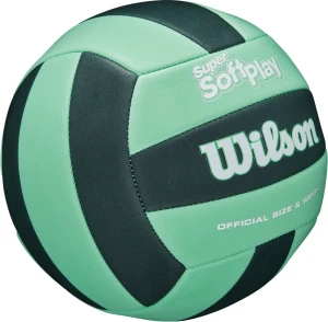 Волейбольный мяч Wilson SUPER SOFT PLAY зелено-темно-зеленый Размер 5 WV4006003XBOF