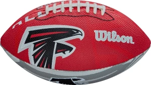 М'яч для американського футболу Wilson NFL JR JR THROWBACK FB 32 TEAM LOGO FB ATLANTA FALCONS червоно-сірий Розмір 7 WTF1534XBAT