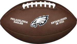 М'яч для американського футболу Wilson NFL LICENSED BALL PHILADELPHIA EAGLES темно-коричневий Розмір 5 WTF1748XBPH
