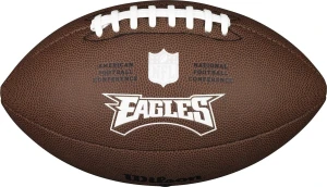 М'яч для американського футболу Wilson NFL LICENSED BALL PHILADELPHIA EAGLES темно-коричневий Розмір 5 WTF1748XBPH