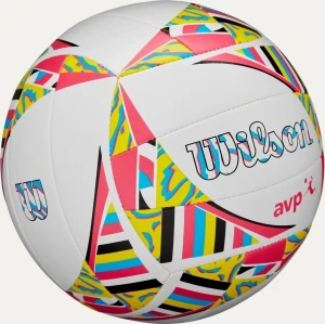 М'яч для пляжного волейболу Wilson AVP MOVEMENT VB біло-рожево-жовто-блакитний Розмір 5 WV4008001XBOF