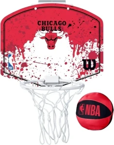 Набір баскетбольний дитячий Wilson NBA TEAM MINI HOOP CHICAGO BULLS червоно-чорний WTBA1302CHI