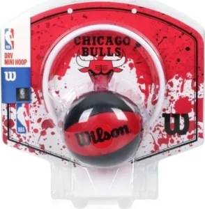 Набір баскетбольний дитячий Wilson NBA TEAM MINI HOOP CHICAGO BULLS червоно-чорний WTBA1302CHI