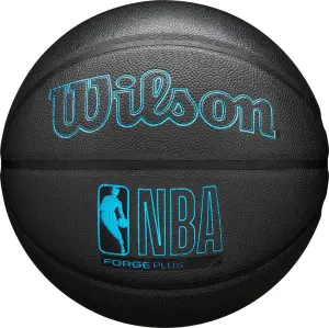 Баскетбольний м'яч Wilson NBA FORGE PLUS CHARCOAL чорно-блакитний Розмір 7 WZ2016803XB7