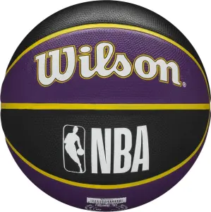 Баскетбольний м'яч Wilson NBA TEAM TRIBUTE LA LAKERS фіолетово-чорно-жовтий Розмір 7 WTB1300XBLAL