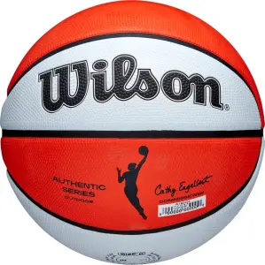 Баскетбольний м'яч Wilson WNBA AUTHENTIC SERIES OUTDOOR оранжево-білий Розмір 6 WTB5200XB06