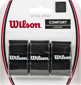 Обмотка для ракеток Wilson ULTRA WRAP OVERGRIP чорна (3 штуки) WRZ403000