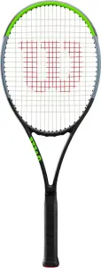Ракетка для тенісу Wilson BLADE 98 16X19 V7 чорно-сіро-салатова WR013610