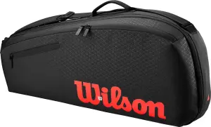 Сумка для тенниса Wilson CLASH V3 SUPER TOUR 3 черно-красная WR8038001001