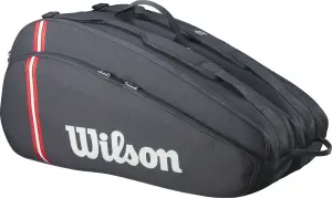 Сумка-рюкзак для тенниса Wilson TOUR 12 темно-серо-красная WR8037301001