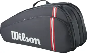 Сумка-рюкзак для тенниса Wilson TOUR 6 темно-серо-красная WR8037501001