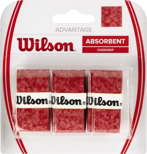 Обмотка для ракеток Wilson ADVANTAGE OVERGRIP 3 PACK червона (3 штуки) WRZ4033